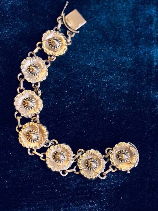 Georg Jensen Jewelry - Rare Georg Jensen Sterling Silver “Blossom” Bracelet 1940’s. Trade 4 rose gold!